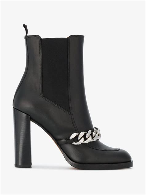 givenchy black biker 105 leather ankle boots